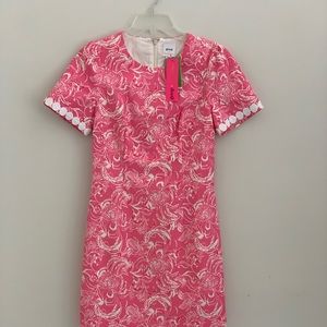 Goop x Lilly Pulitzer pink shift dress NWT size 4